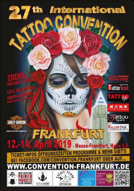 Tattoo Anansi at 27th international Frankfurt Tattoo Convention 2019