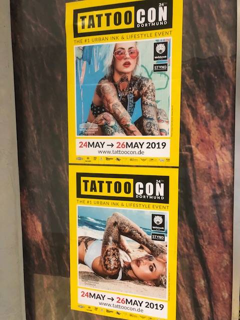 TattooCon Dortmund 24-26 Mai  2019   – wir sind dabei – Booking Open for David